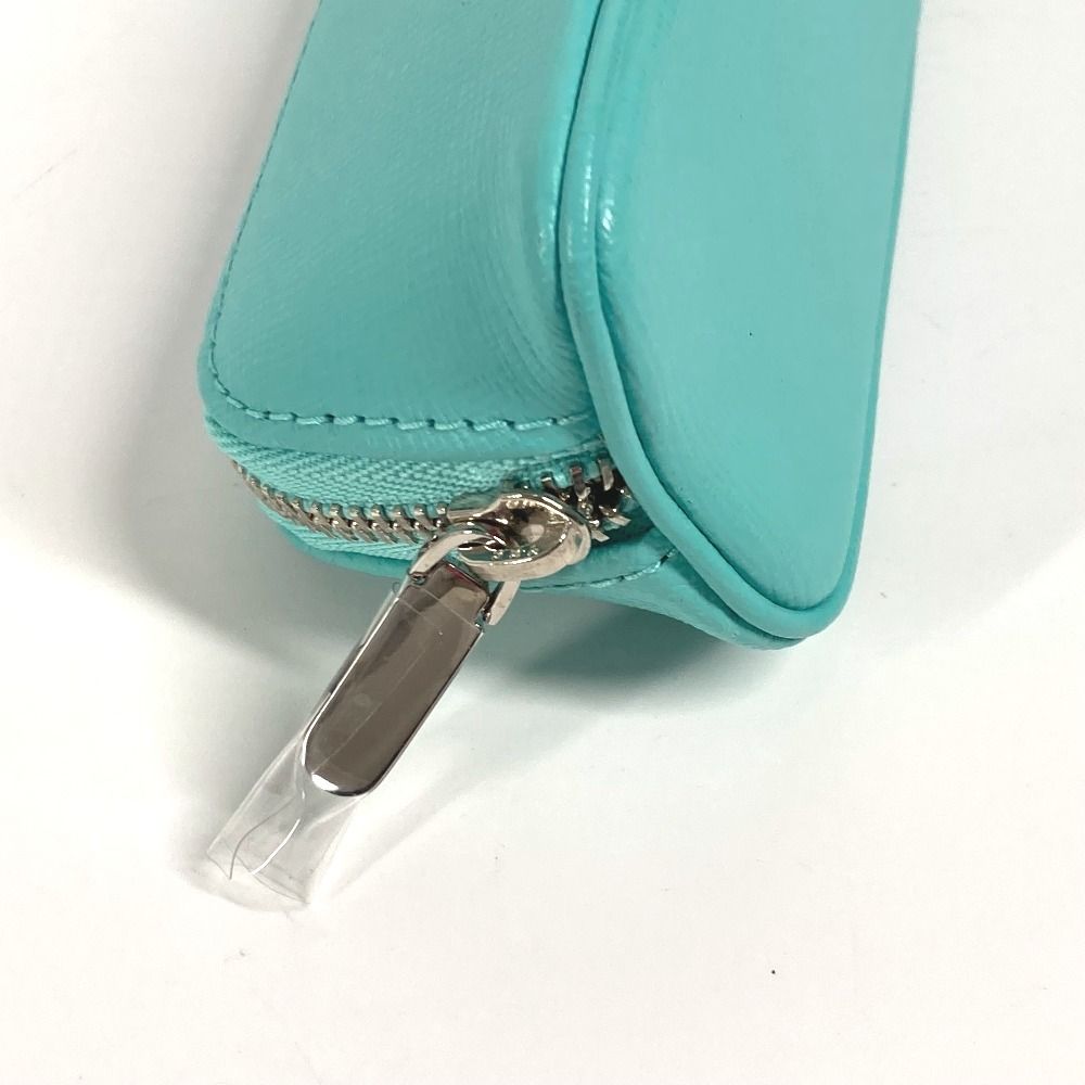 Tiffany &Co. ペンケース TIFFANY&Co. ティファニー ペンケース ロゴ レザー ブルー