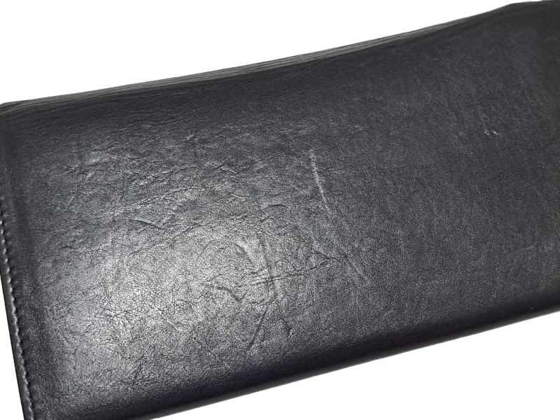 ボッテガヴェネタ 長財布 イントレチャート 財布 クロコ ブラック 黒