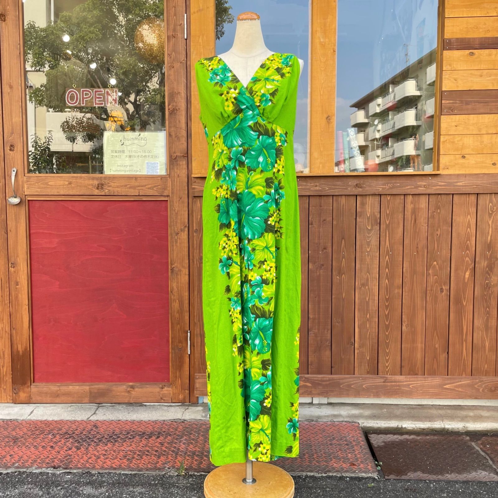 70 s ハワイアンワンピース