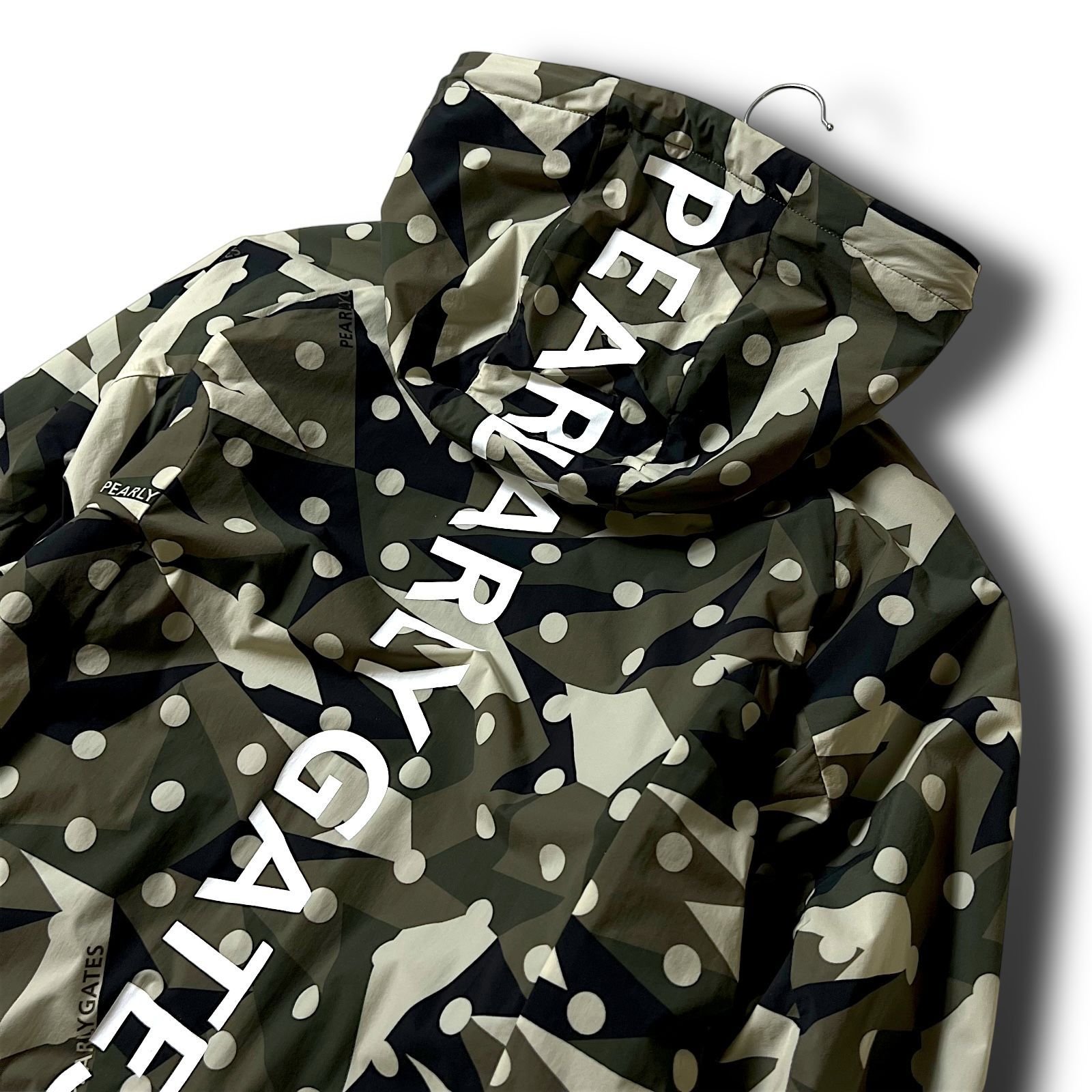 新品●パーリーゲイツ●2WAYストレッチ×トリコットハイテンション　コート　S PEARLY GATES パーリーゲイツ 2WAYストレッチタフタ×トリコットハイ