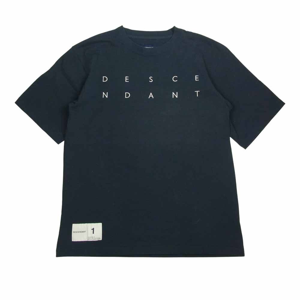 DESCENDANT ディセンダント Tシャツ ロゴ刺繍 クルーネック
