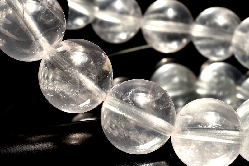 １点物 コロンビア産 ピンクレムリアンシードクリスタル 12-12.5mm ブレスレット パワーストーン 天然石 _MA7895