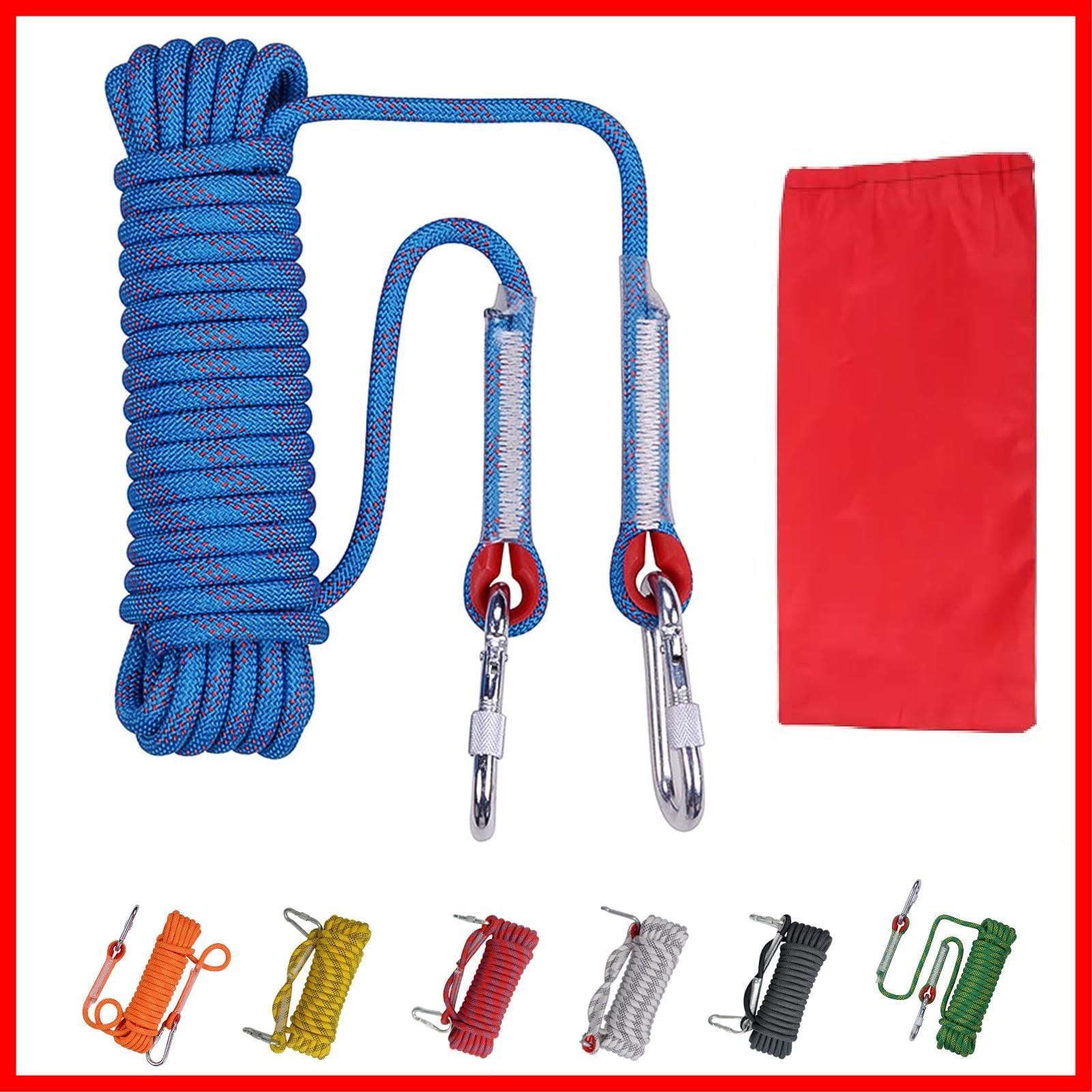 【特価セール】LIIGOU ロープ 10mm 多機能コード 多機能ロープ 補助ロープ DIY道具 クラフト用品 多目的ロープ 園芸ロープ 耐荷重1200kg 10m 20m 30m テントロープ アウトドア パラコード テント キャンプ 洗濯 ザイル 縄 補助