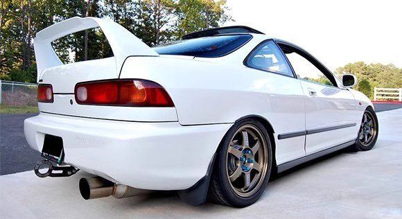 ● ●ホンダ インテグラ DC2 ガラス繊維 Mugen 無限 2代目 ダウンフォースウィング リアディフューザー リアウィング | ガラス繊維