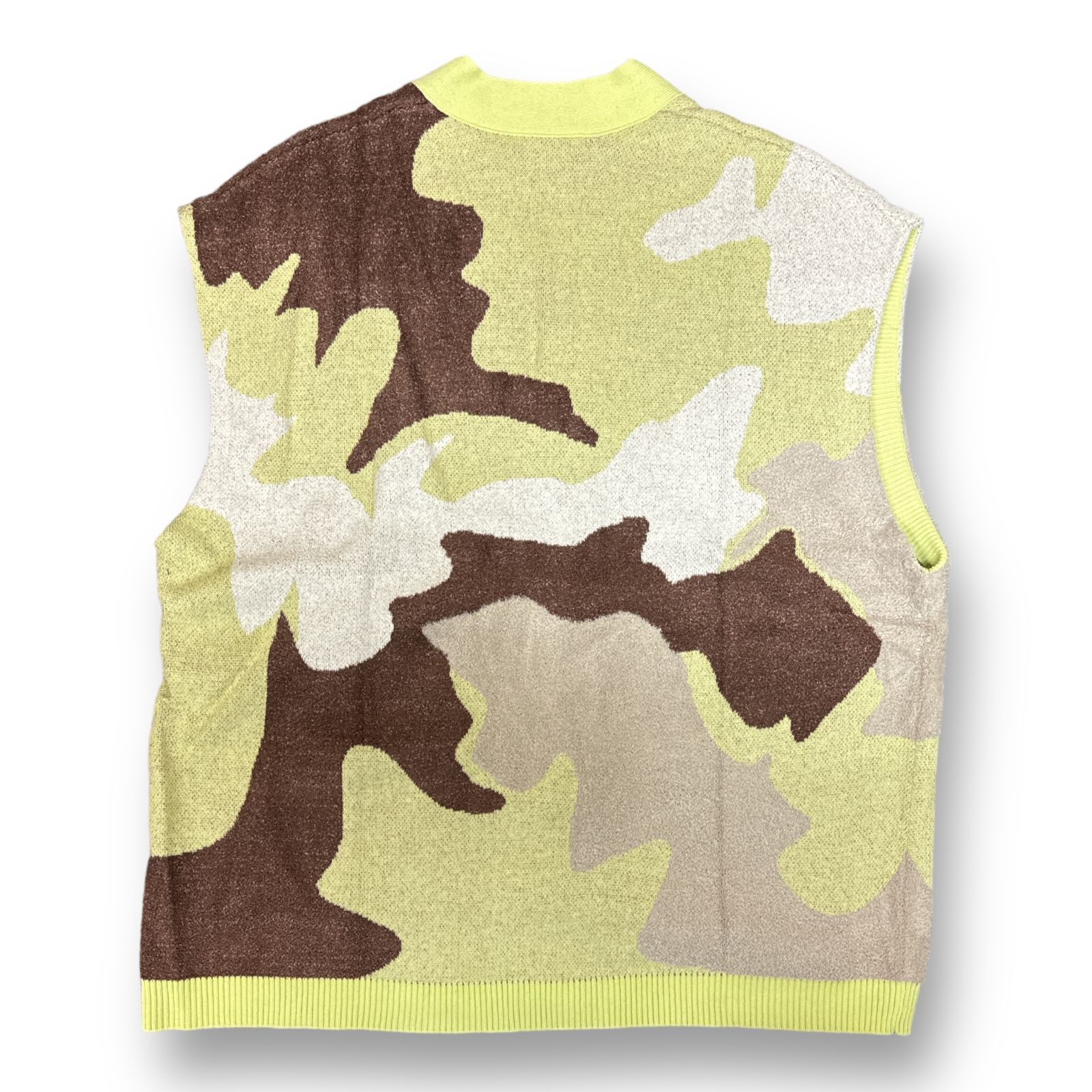 定価36300円 新品 saby WATER SURFACE PATTERN KNIT VEST 迷彩柄 