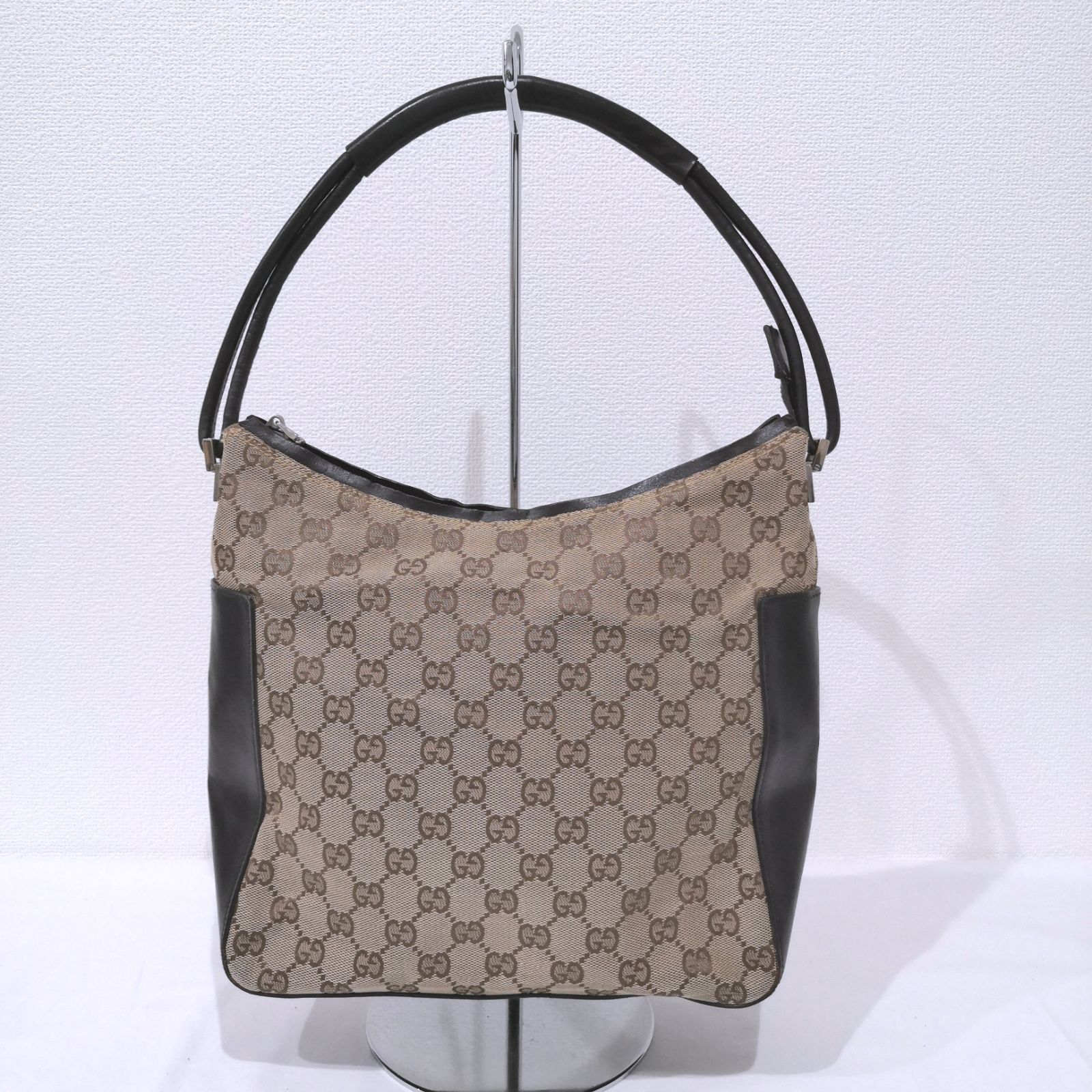 B130】GUCCI グッチ GGキャンバス トートバッグ バッグ 001・3766 