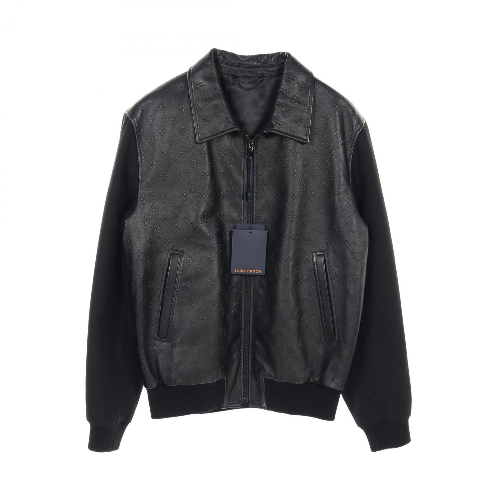 ルイ・ヴィトン LOUIS VUITTON 革ジャン モノグラム HML40EZDA レザー 
