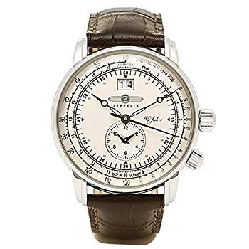 [ツェッペリン] 腕時計 100周年モデル シルバー文字盤 7640-1N 並行輸入品 ブラウン [並行輸入品] 中古】[ツェッペリン] 腕時計 100周年モデル シルバー文字盤 7640-1N