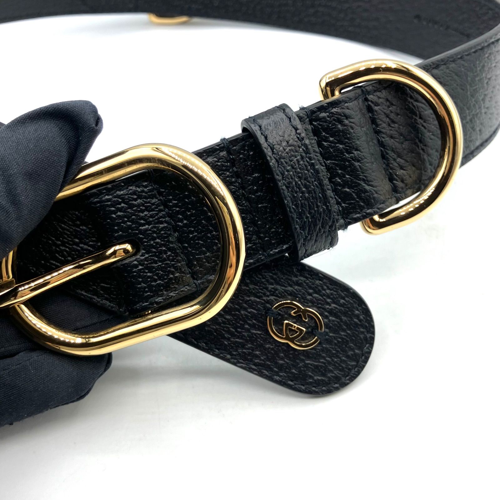 新品 GUCCI インターロッキングG ペット 愛犬 首輪 レザー ブラック L 鑑定済み】正規品 グッチ GUCCI インターロッキングG 695256 犬