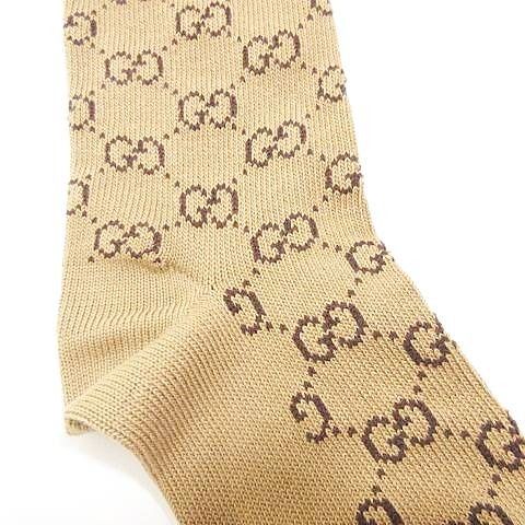 グッチ GUCCI 箱付き タグ付き 美品 ウェブ GG ソックス 靴下 