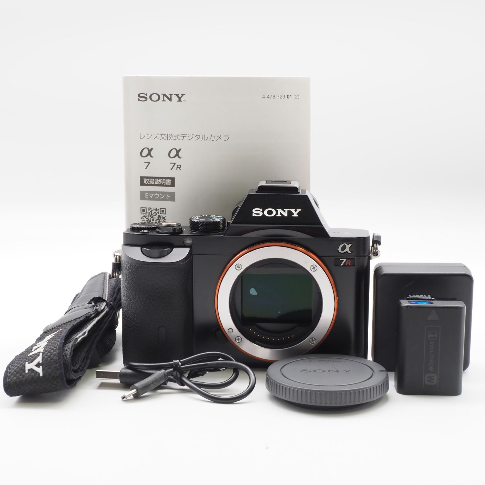 訳あり品・センサーにシミあり ソニー SONY ミラーレス一眼 α7R ボディ 