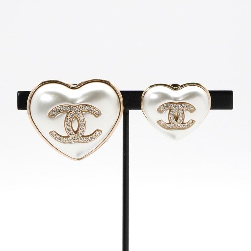 シャネル CHANEL ブローチ コサージュ ゴールド ホワイト ココマーク  