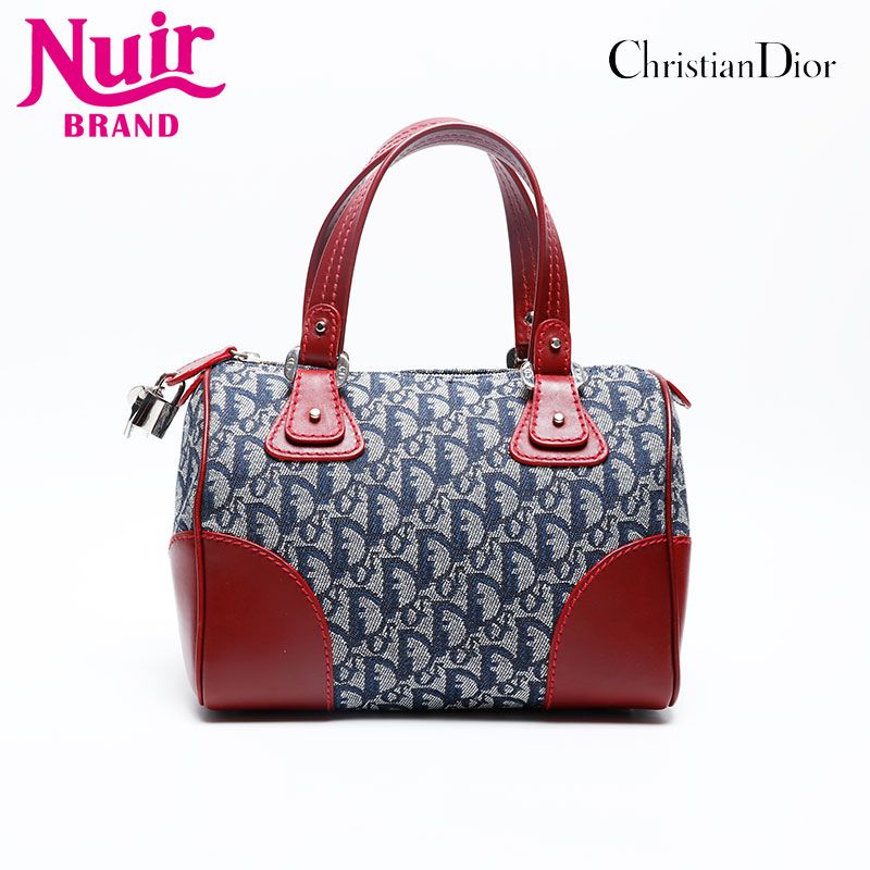Christian Dior クリスチャンディオール ボストンバッグ キャンバス オブリーク トロッター ミニ