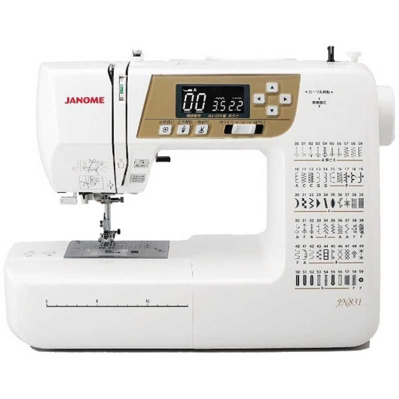 送料無料 ♥ 未開梱 ジャノメ コンピュータミシン フットコントローラー付 JN831