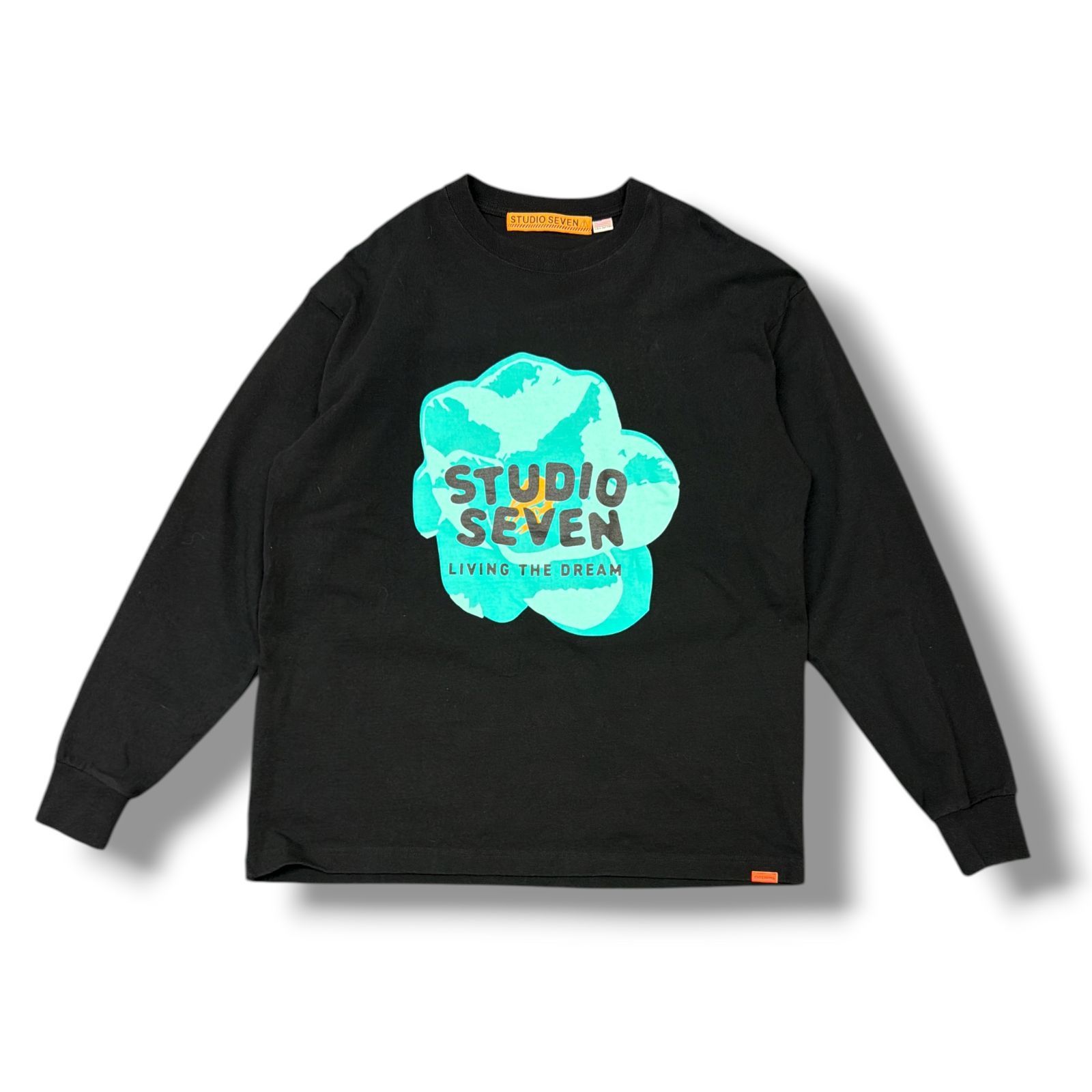 参考上代11000円 STUDIO SEVEN REGGAWS別注 POPUP LONG SLEEVE TEE 