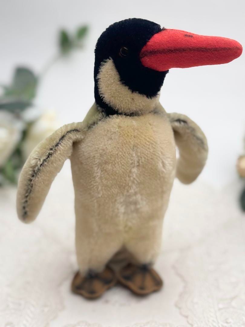 シュタイフ Peggy Penguin 22cm ペンギンのペギー ビンテージ アンティーク Steiff STEIFF