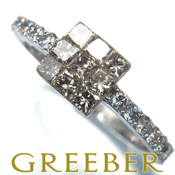 ダイヤ ダイヤモンド 0.63ct/0.20ct ミステリーセッティング