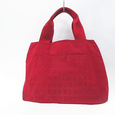 美品◎CHARLES JOURDAN ハンドバッグ トートバッグ ナイロン 総柄 美品 シャルルジョルダン ハンドバッグ レディース CHARLES