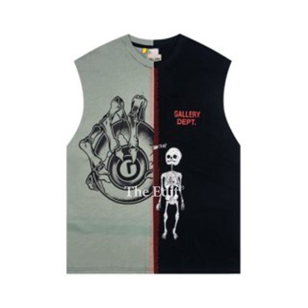 GALLERY DEPT VEST ドクロ プリント ベスト