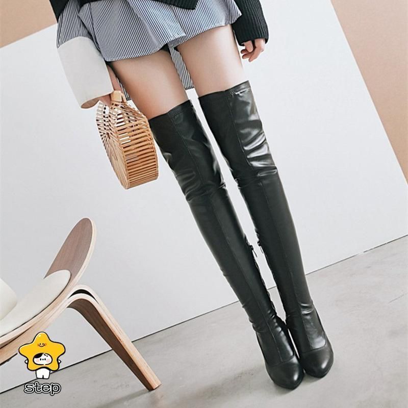 ストレッチ 厚底