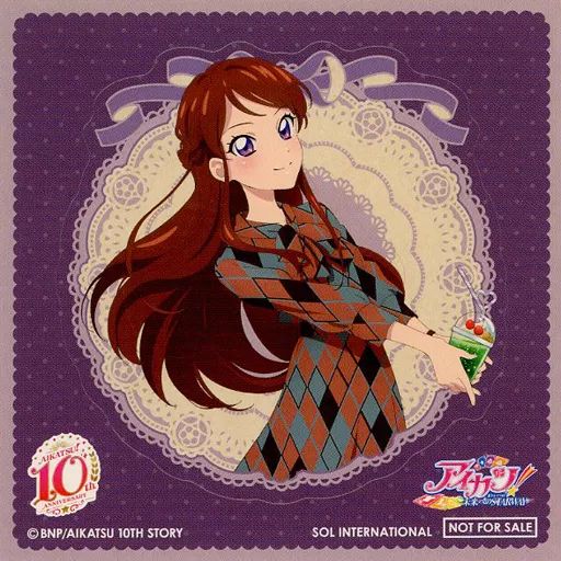 中古】シール・ステッカー 紫吹蘭 特典ステッカー 「アイカツ! 10th