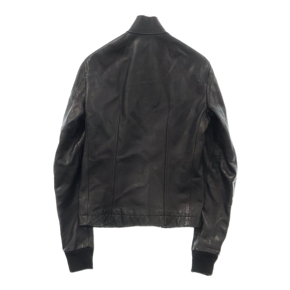 Rick Owens (リックオウエンス) カーフレザー シングル ジップ