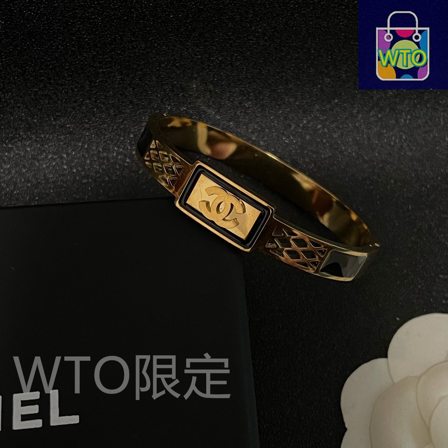 今日 CHANEL ダブル C オープンワーク ブレスレット ステンレス ハイグレード NEXPOTALLINN_EU