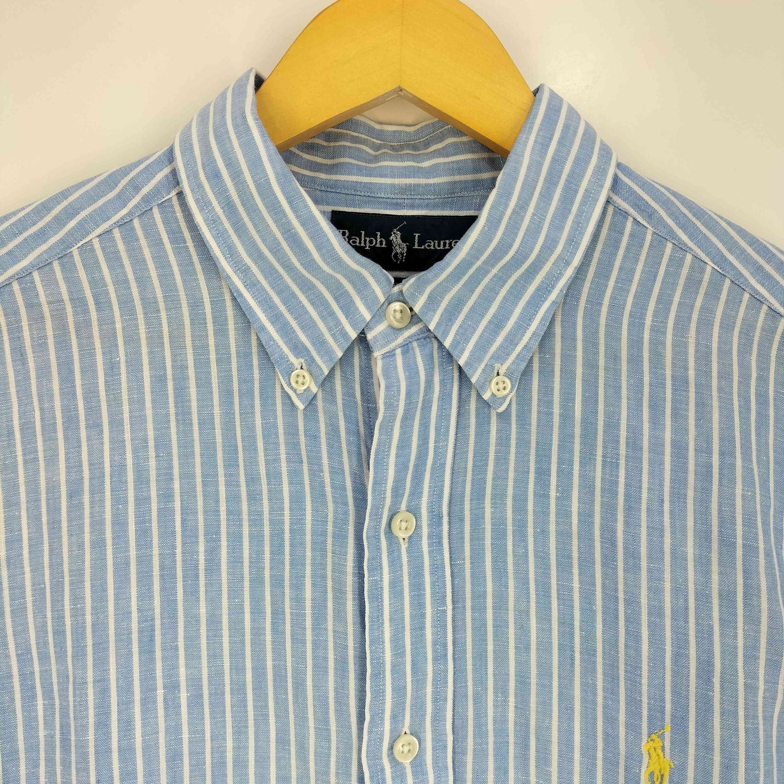 ラルフローレン RALPH LAUREN CLASSIC FIT ポニー刺繍 リネン