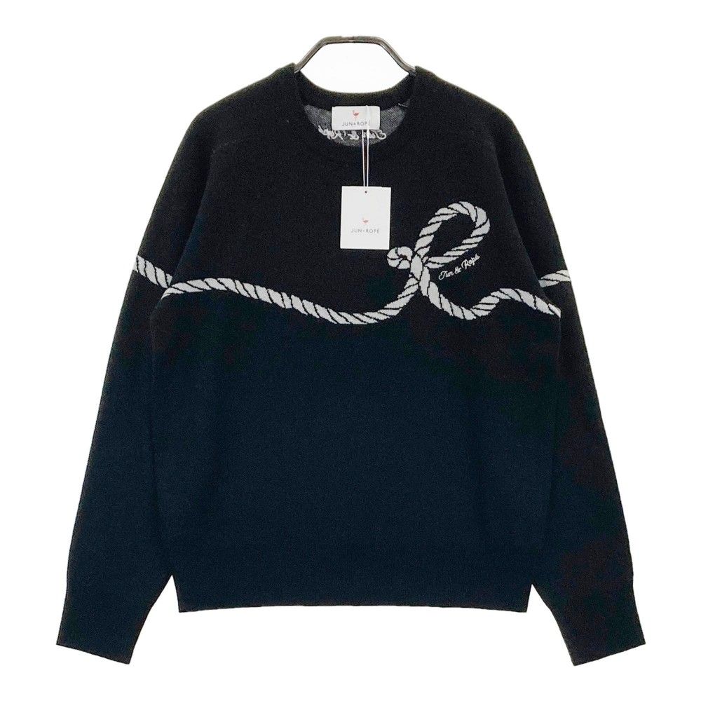 サイズ：M JUNu0026ROPE ジュン アンド ロペ ERM-64200 2024年 ニット セーター  ブラック系 [240101345369] ゴルフウェア レディース ストスト