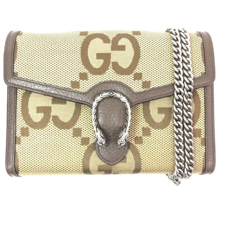 中古】GUCCI GGジャンボ ディオニュソス 401231 チェーンショルダー 
