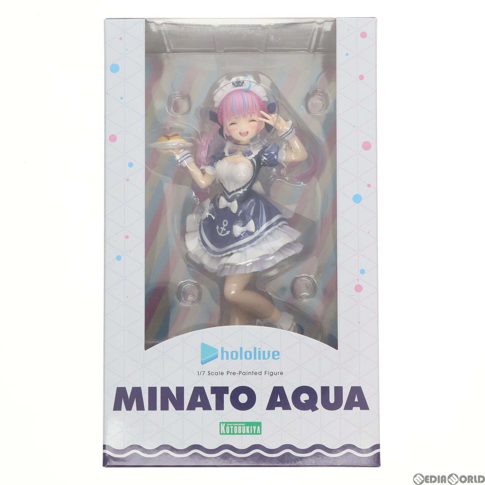 港あくあ　フィギュア　コトブキヤ特典付き 湊あくあ（再生産）｜コトブキヤショップ限定特典『満面笑顔