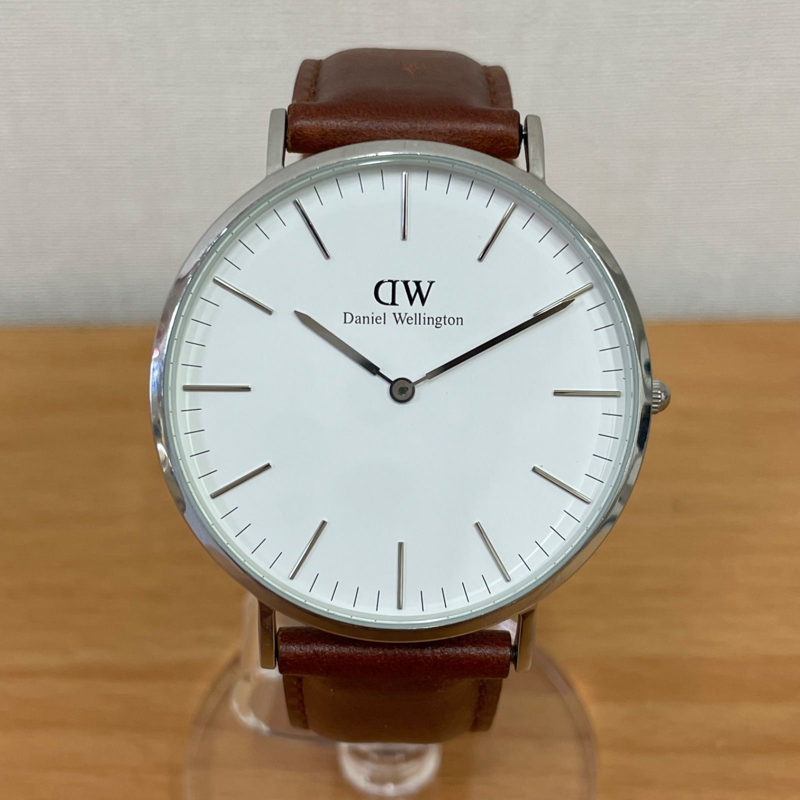 □ダニエル・ウェリントン DW メンズ クオーツ時計 電池切れ不動 A25 