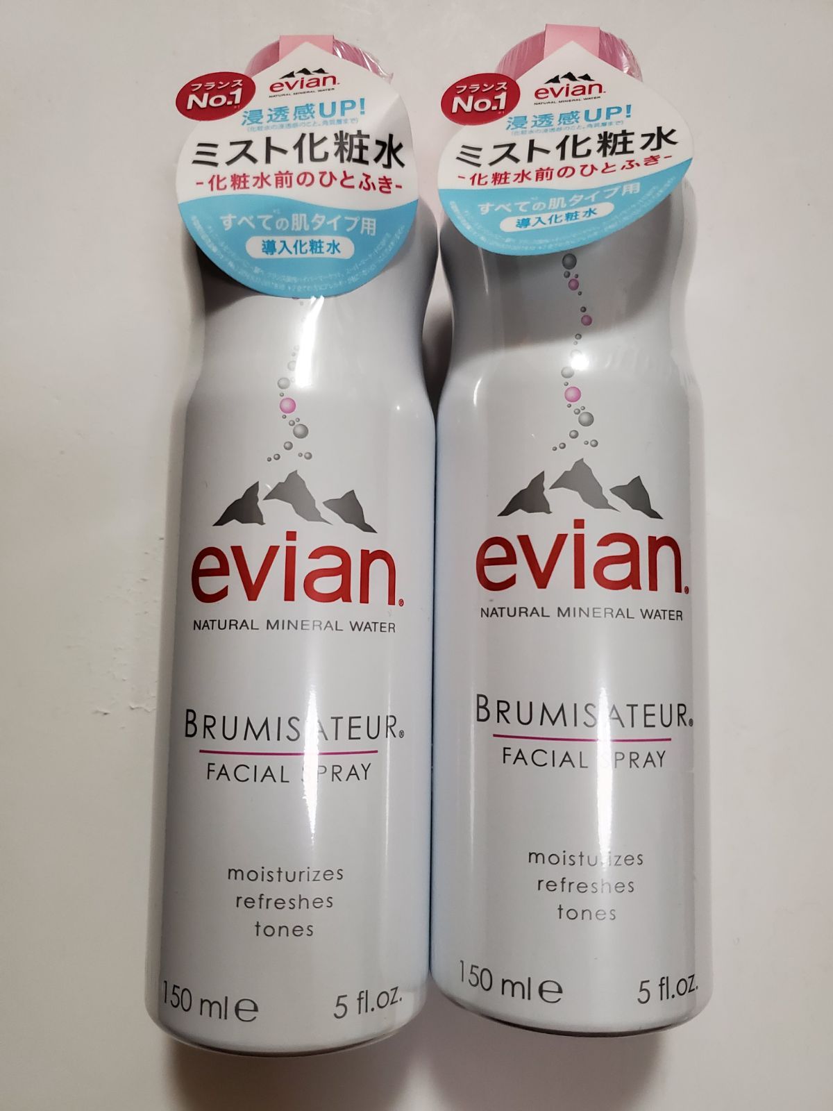 evian 化粧水 販売済み ミスト