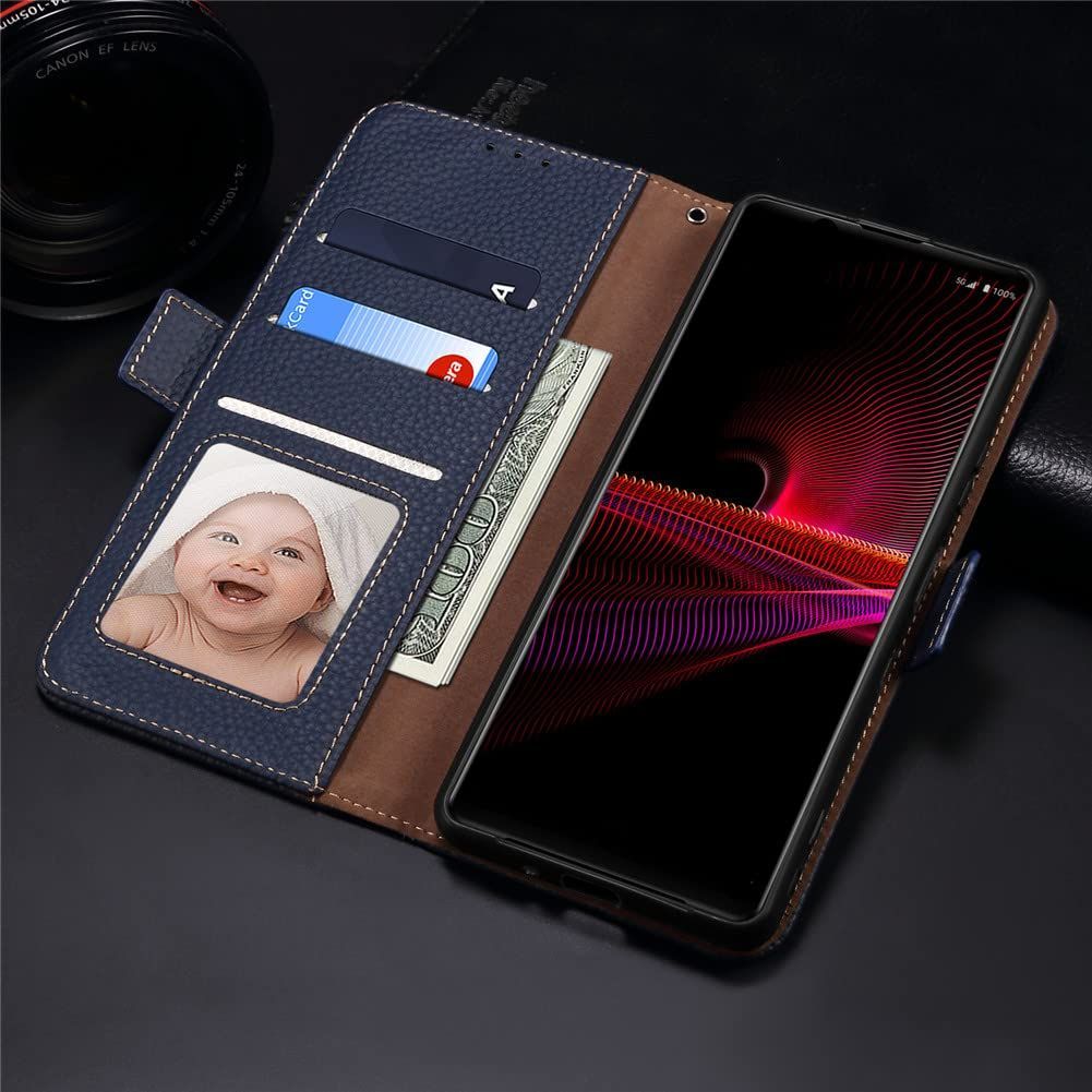 在庫処分】1 IV 4 Xperia 用ケース、ノートブックタイプ【RFIDブロッキング】カードポケットウォレット