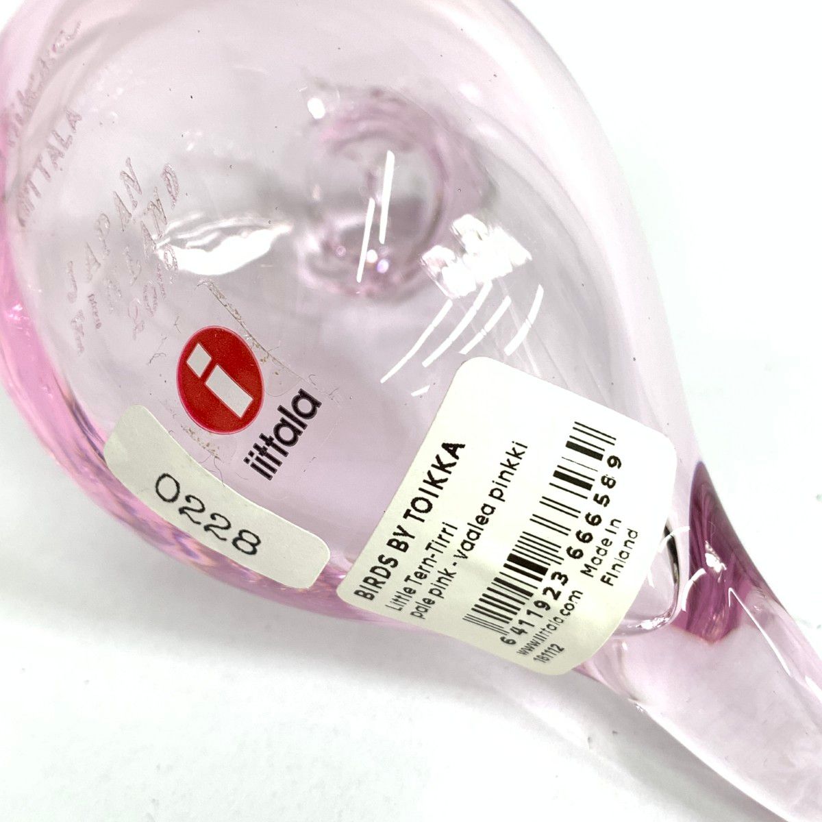 美品 iittala イッタラ バードバイトイッカ リトルターン pale