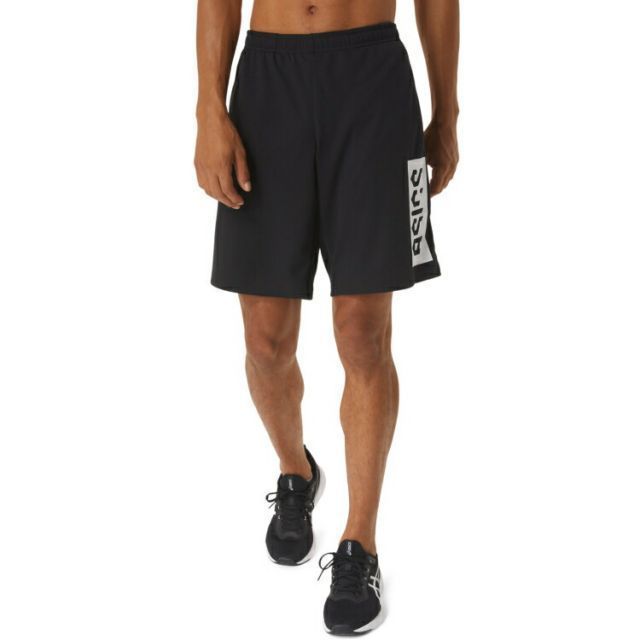 asics アシックス ASICS HEX GRAPHIC DRY SHO パフォーマンスブラックXブリリアントホワイト XL 2031D822 1 | スポーツ メンズ XL ホワイト 白 ブラック 黒 服 衣類 衣料品ウェア ウエア ボトムス ズボン ショ