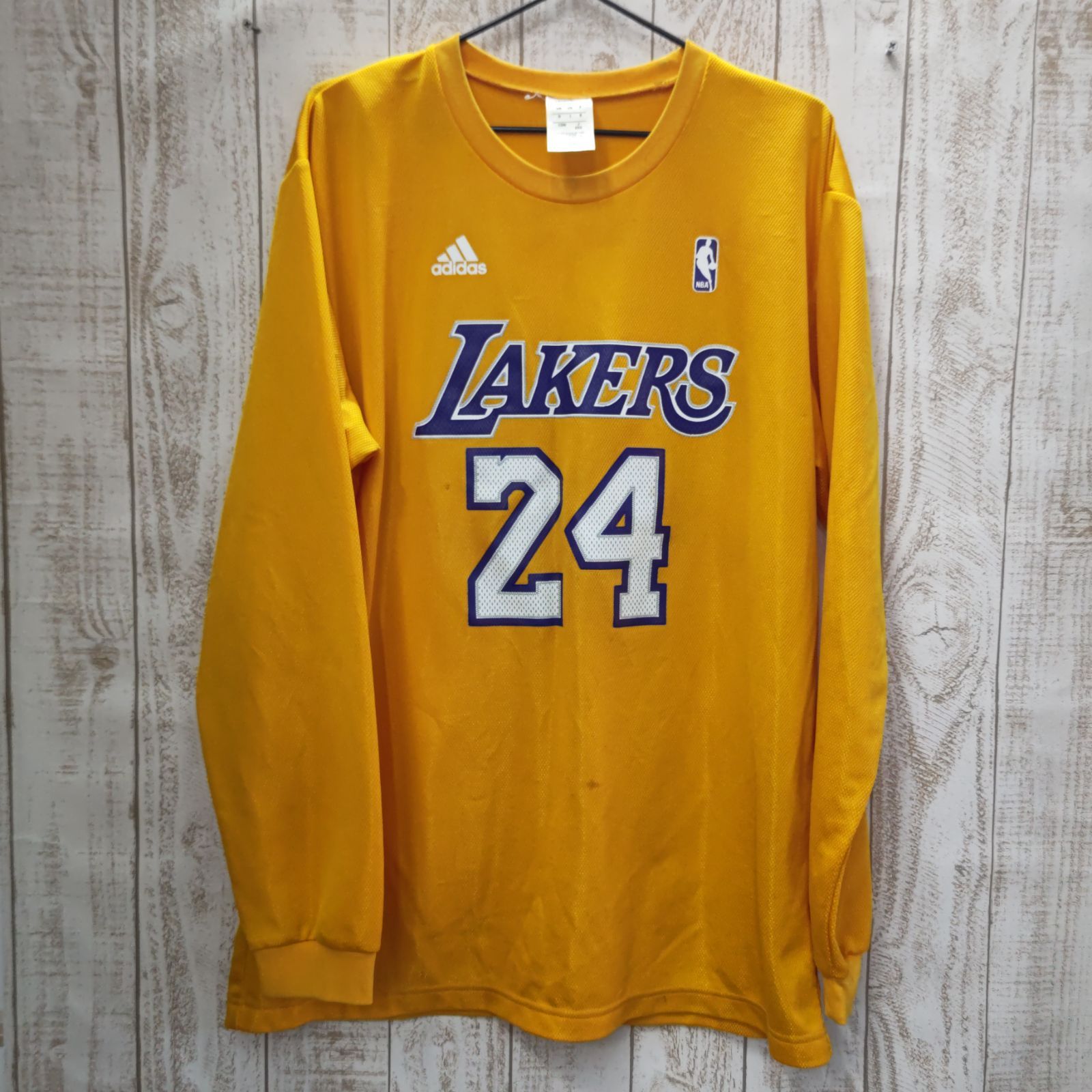 S92356 adidasアディダス NBA レイカーズ コービーブライアント ユニフォーム 2XO 長袖 衣類 メンズ