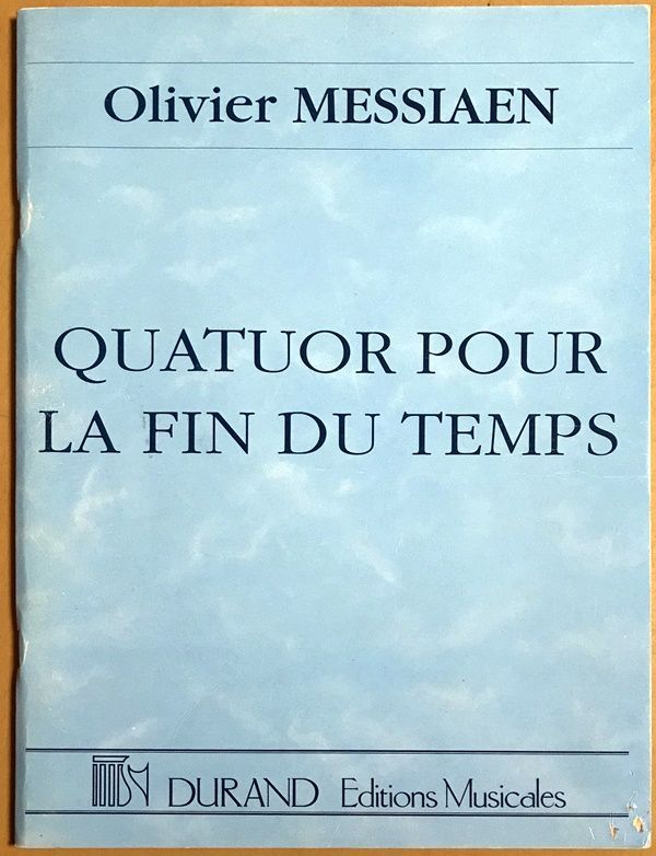 メシアン 世の終わりのための四重奏曲 輸入楽譜 Messiaen