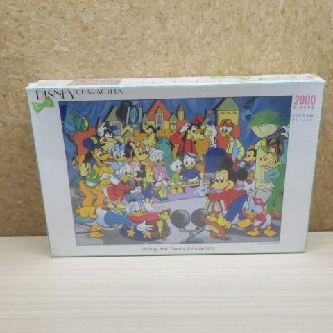 未開封 Disney ミッキーマウスと20人の仲間 2000ピースパズル ジグソーパズル D-2000-890 廃盤レア品