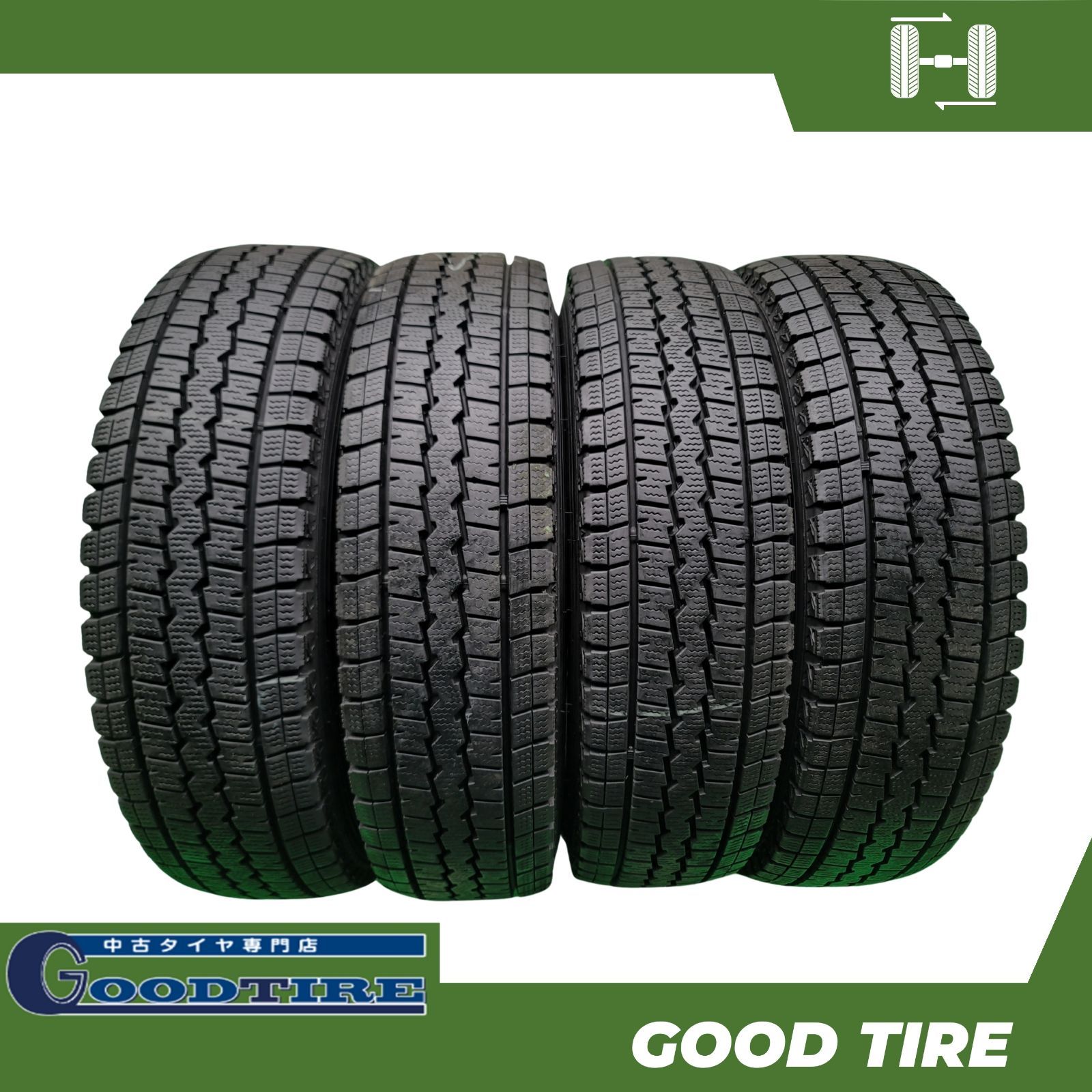 ダンロップ 製4本冬用8 5分山 タイヤタイヤ 7050