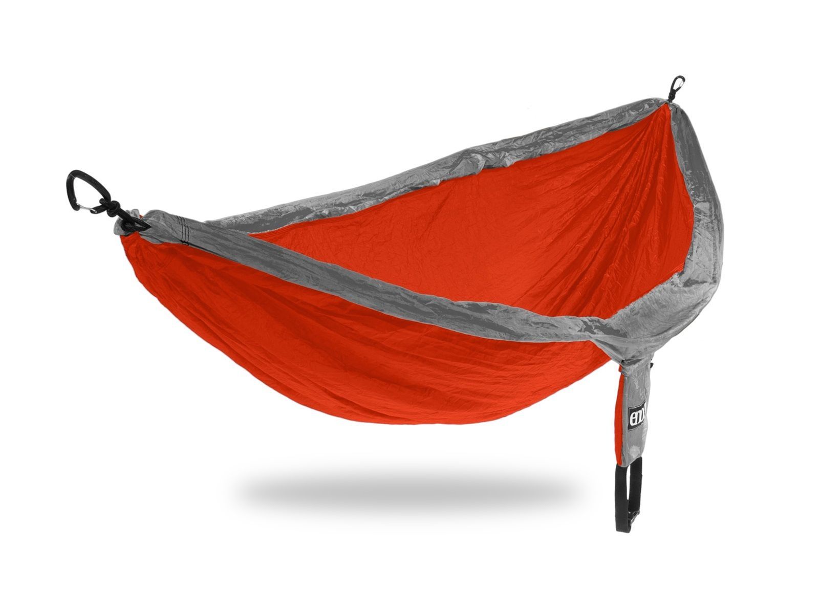 ★持ち運び自由 最高級ブランド ENO Eagle Nest Outfitters DoubleNest Hammock イーノ ダブルネスト ハンモック Orenge/Grey キャンプ アウトドア ソロキャン