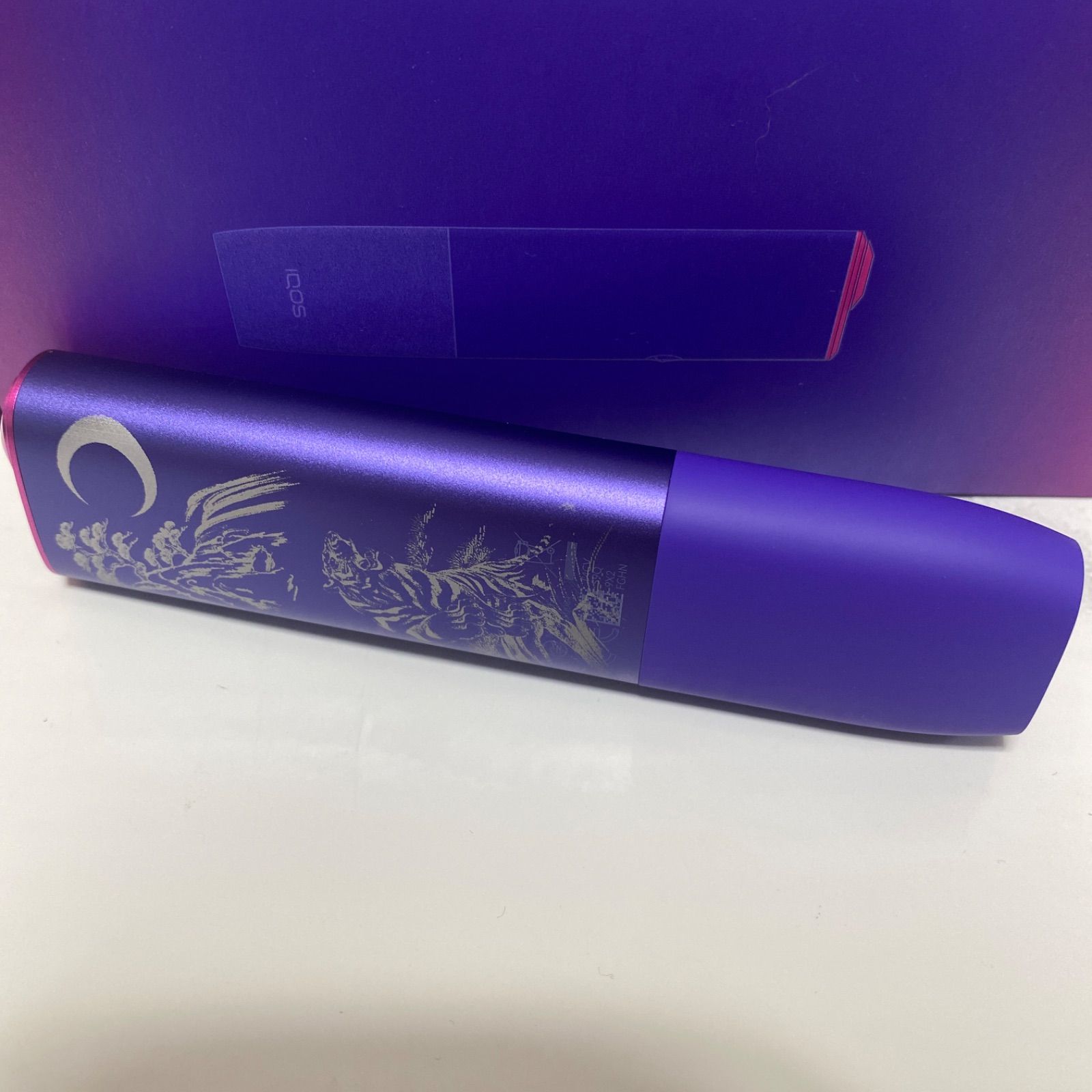虎 三日月 デザイン レーザー加工 iQOS ILUMA ONE アイコス