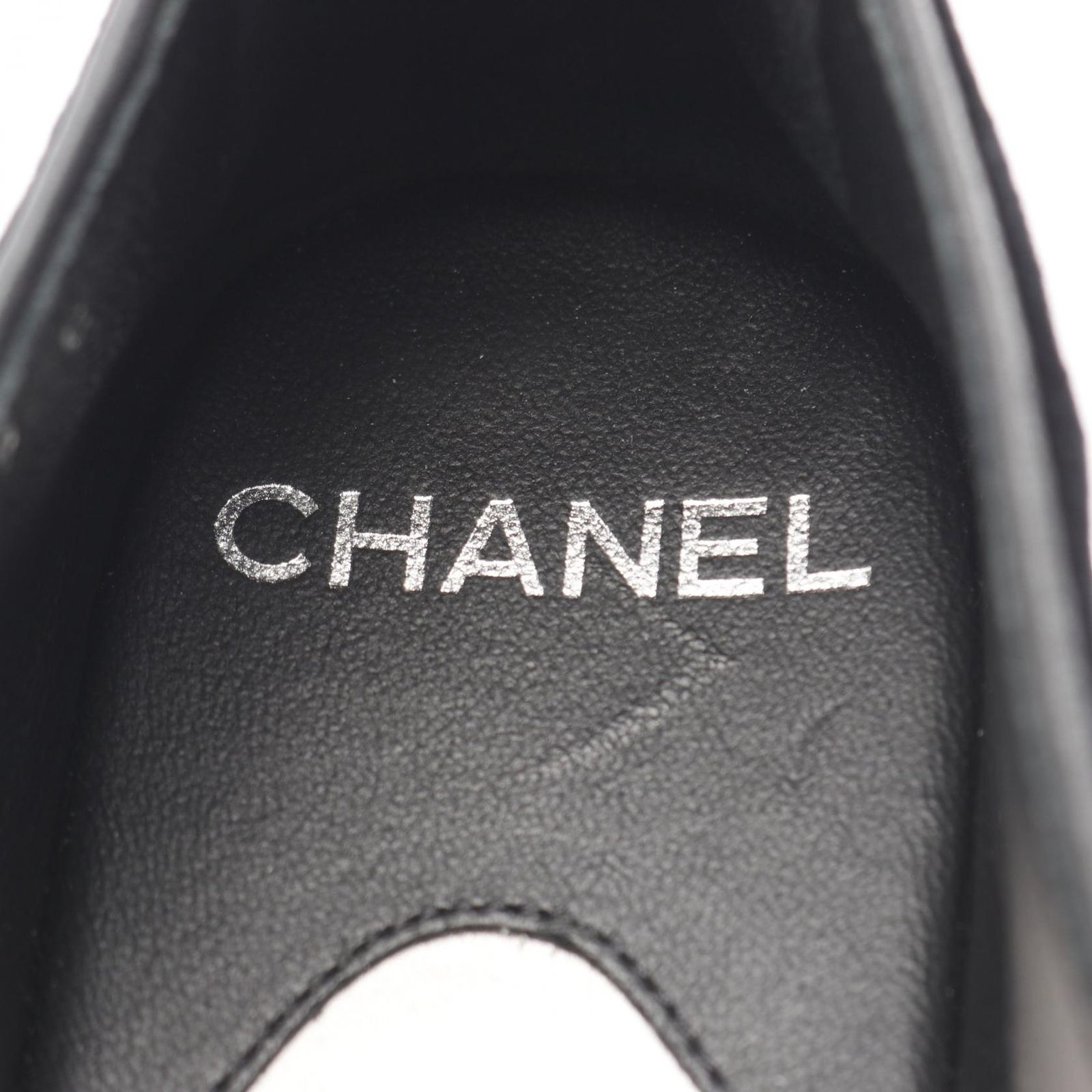 シャネル CHANEL スリッポン ココマーク ファブリック スリッポン レディース Used A NICORILABO_COM