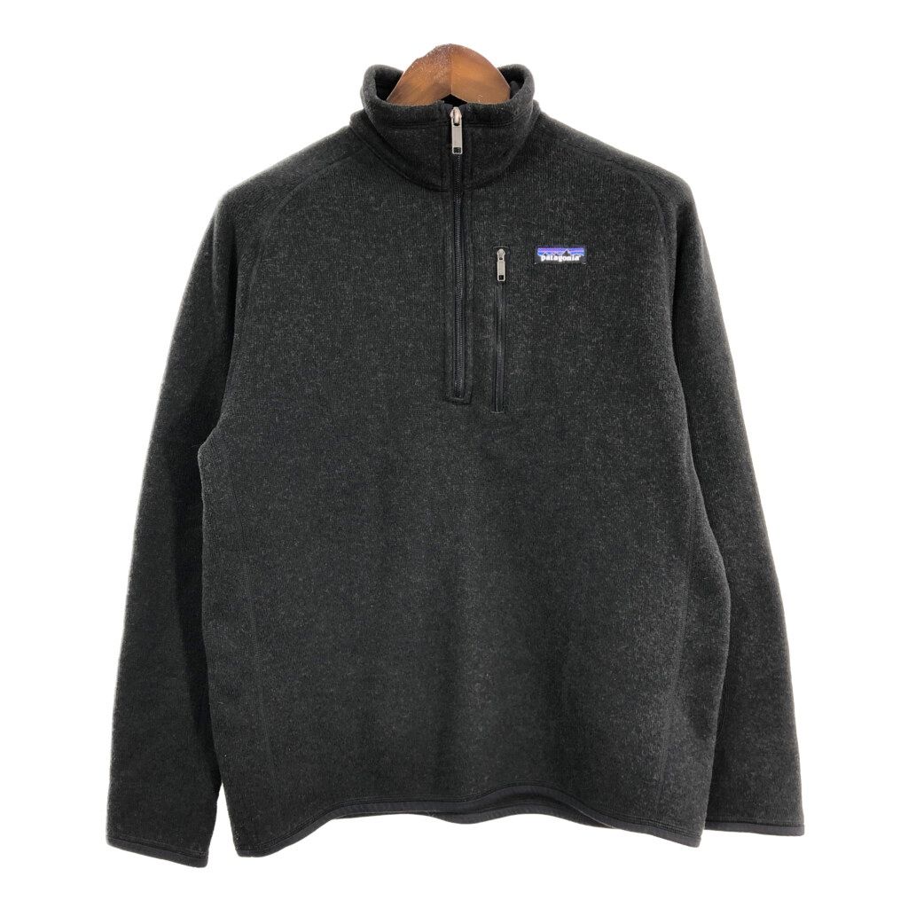 patagonia パタゴニア ベターセーター フリースジャケット アウトドア ブラック (メンズ M) 中古 古着 T0552
