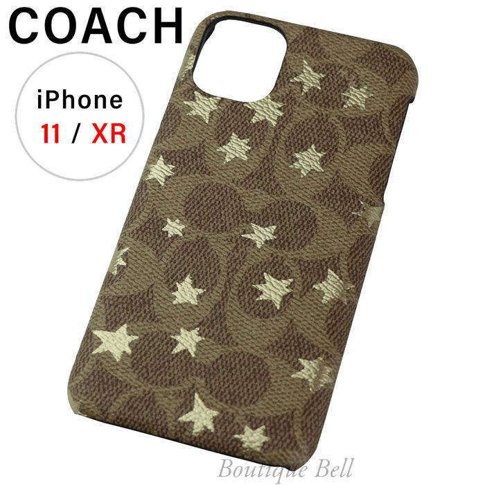 COACH 】コーチ シグネチャー スタープリント iPhone11 iPhoneXR 