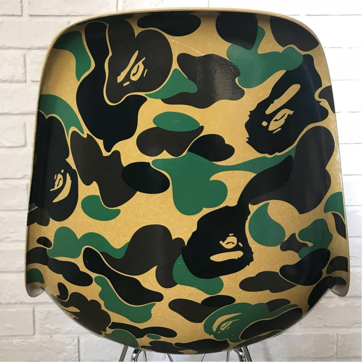 MODERNICA × BAPE CAMO SIDE CHAIR  モダニカ MODERNICA × BAPE CAMO SIDE CHAIR green a bathing ape EAMES