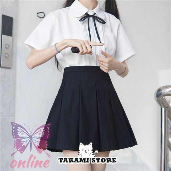 andwang スクールスカート 送料無料」スクールスカート アジャスター 膝上 ミニ 制服 学生