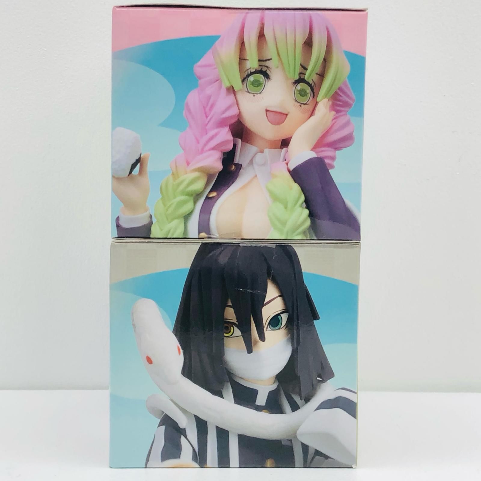 物流センター】 中古 フィギュア 鬼滅の刃 伊黒小芭内 甘露寺蜜璃 