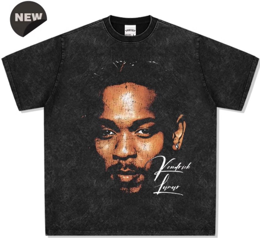 ケンドリック ラマー Kendrick Lamar ヴィンテージ加工 両面プリント 
