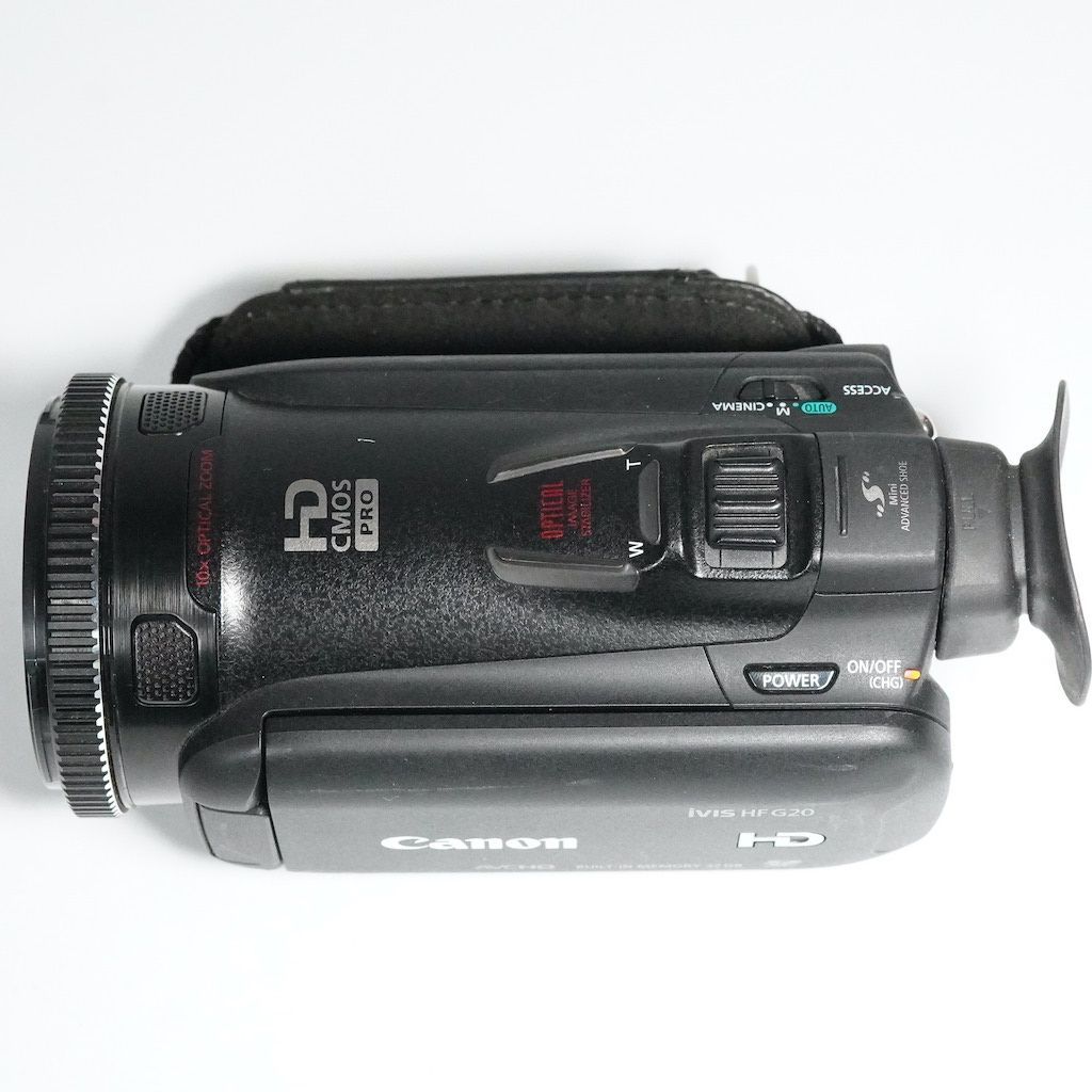 Canon - Canon キヤノン iVIS HF G20：2470417 Canon キャノン IVIS HF G20 ブラック 動作OK 1週間保証 /1667